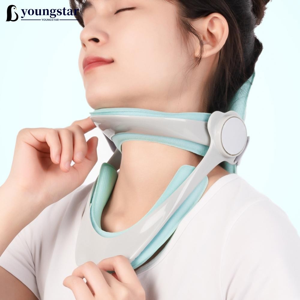 YOUNGSTAR Corretor De Postura Ajustável , Colar Cervical , Dispositivo De Tração Suporte Para Pescoço , Maca , Protetor
