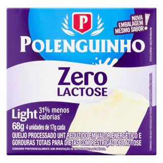 Queijo Polenguinho Zero Lactose Light 4 Unidades em Oferta na Shopee