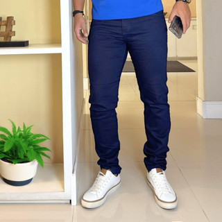 Calca Jeans Masculina Slim Carbono Premium Lycra Alta Elasticidade Conforto Presente Pai