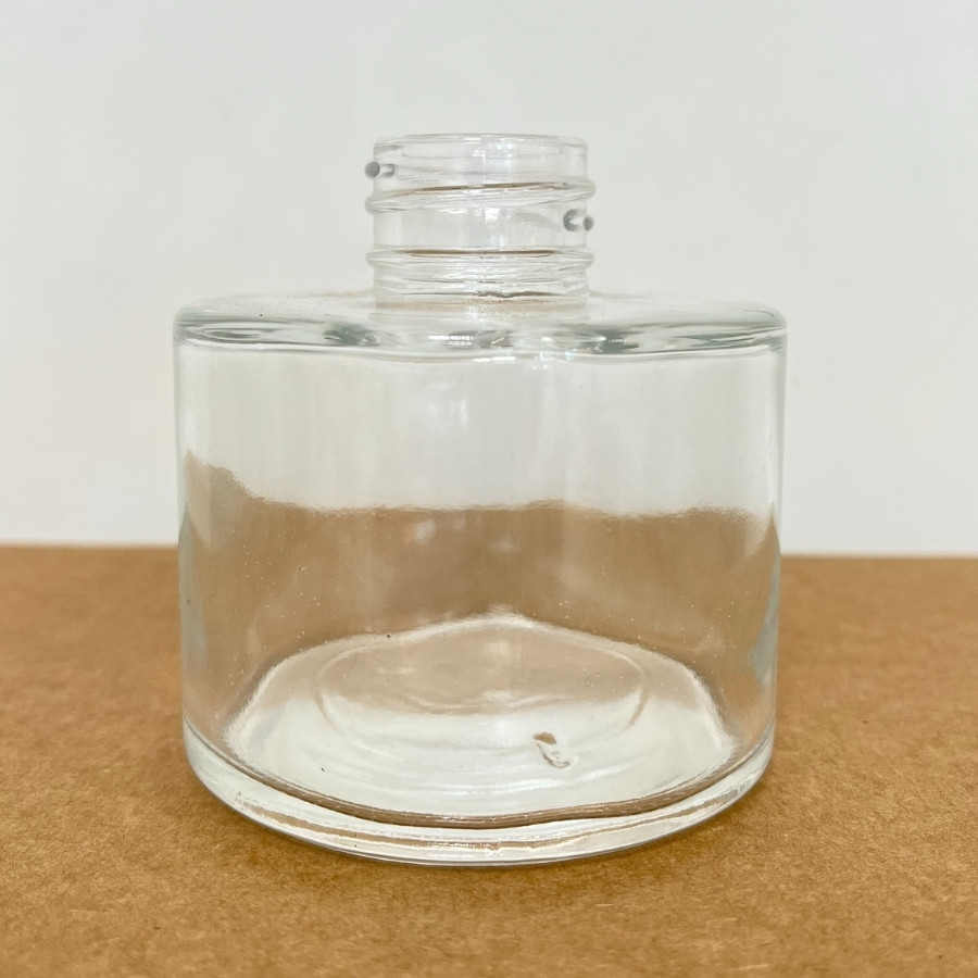 Frasco para Perfumaria de Vidro Redondo Largo - Picolo Transparente - 130ml - 1 unidade - Rizzo em Oferta na Shopee