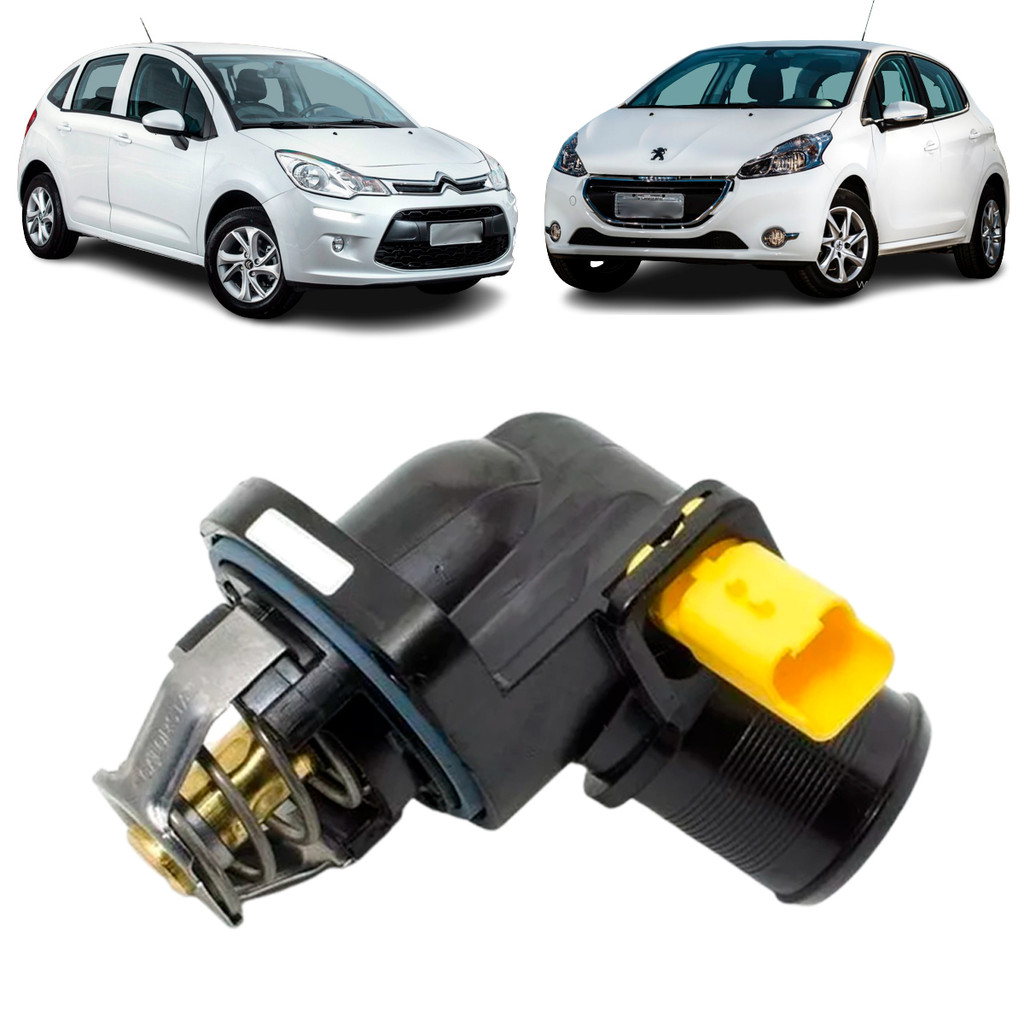 VÁLVULA TERMOSTÁTICA CITROËN C3 1.5 8V - 2013 ACIMA C3 PICASSO 1.5 8V - 2012 ACIMA PEUGEOT 208 1.5 8V - 2014 ACIMA em Oferta na Shopee