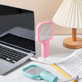 Raquete USB Anti-Mosquito Portátil Armadilha Mata Mosquitos Luz UV em Oferta na Shopee