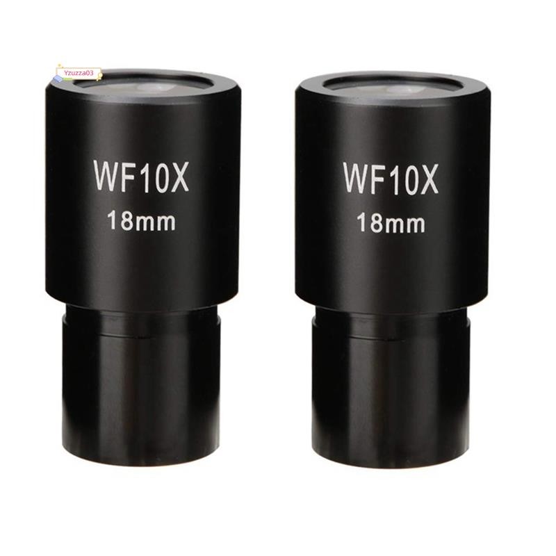 [Hot]2 PCS WF10X Widefield Ocular Microscópio Biológico Lente Óptica Grande Angular 23.2mm Tamanho De Montagem