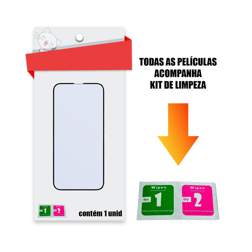 KIT para Samsung Galaxy S24 Ultra - Películas de Vidro 3D