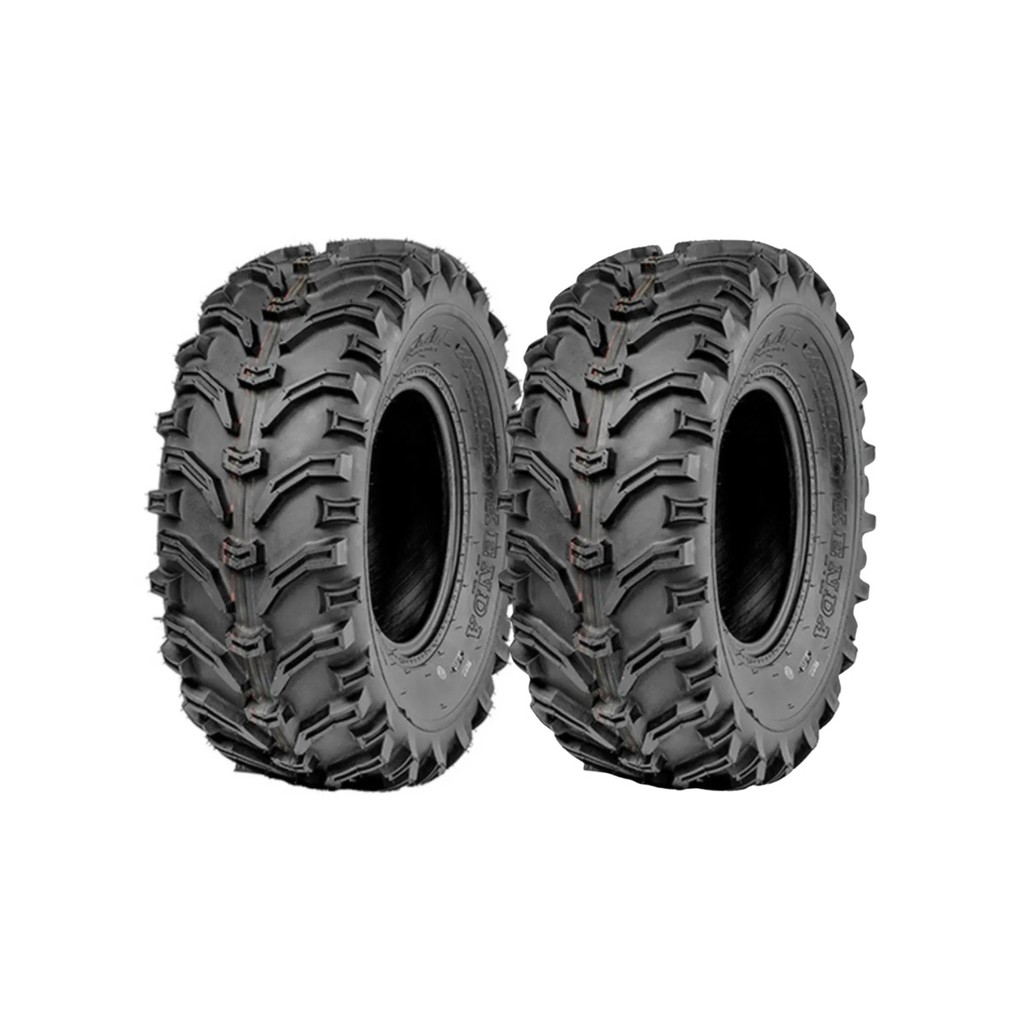 Par Pneu 24/10-11 Kenda Traseiro Quadriciclo Atv Fourtrax