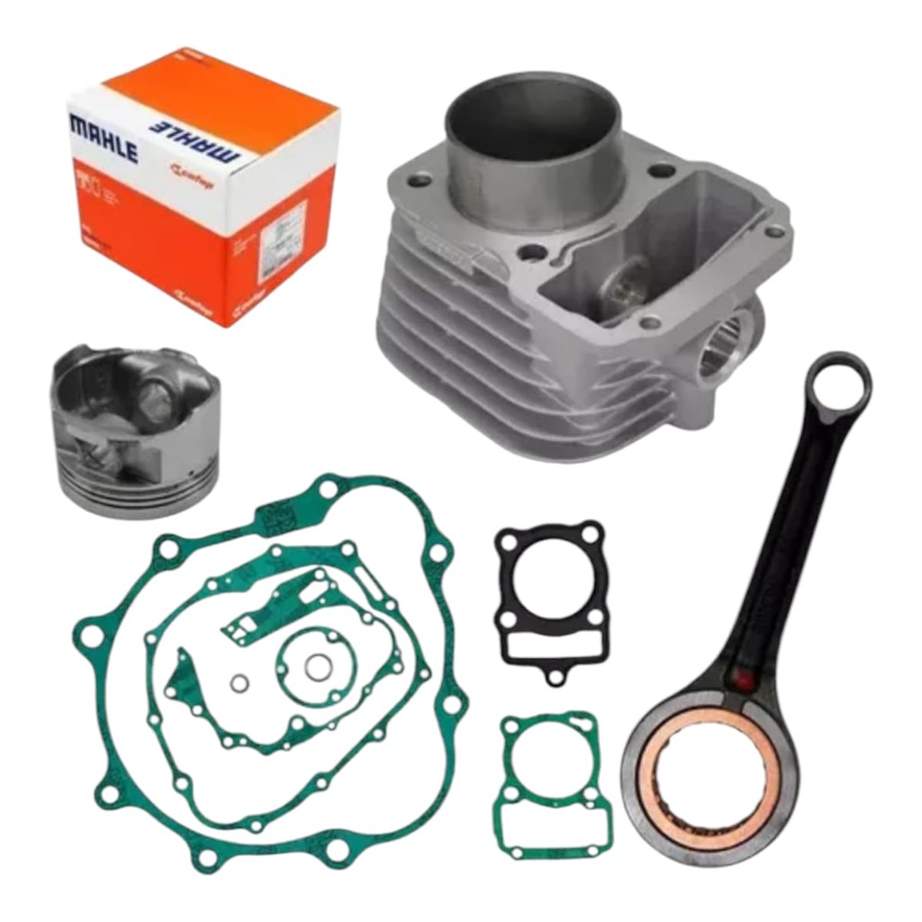 Kit Motor Camisa Pistão Biela Cg 125 Titan 2003/FAN 2008