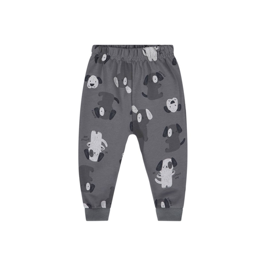 Detalhes do Conjunto de Cachorrinho em Moletom com Blusão e Calça para Bebê Menino Quimby