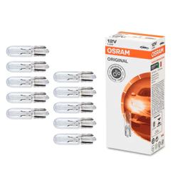Lampada Esmagada 12V 1.2 Watts Pequena - 2721 Osram (Caixa com 10 Unidades)