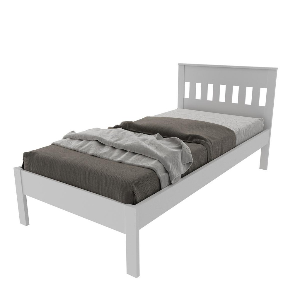 Cama de Solteiro para Colchão 88 x 188 cm Multimóveis CR35010 Branca em Oferta na Shopee
