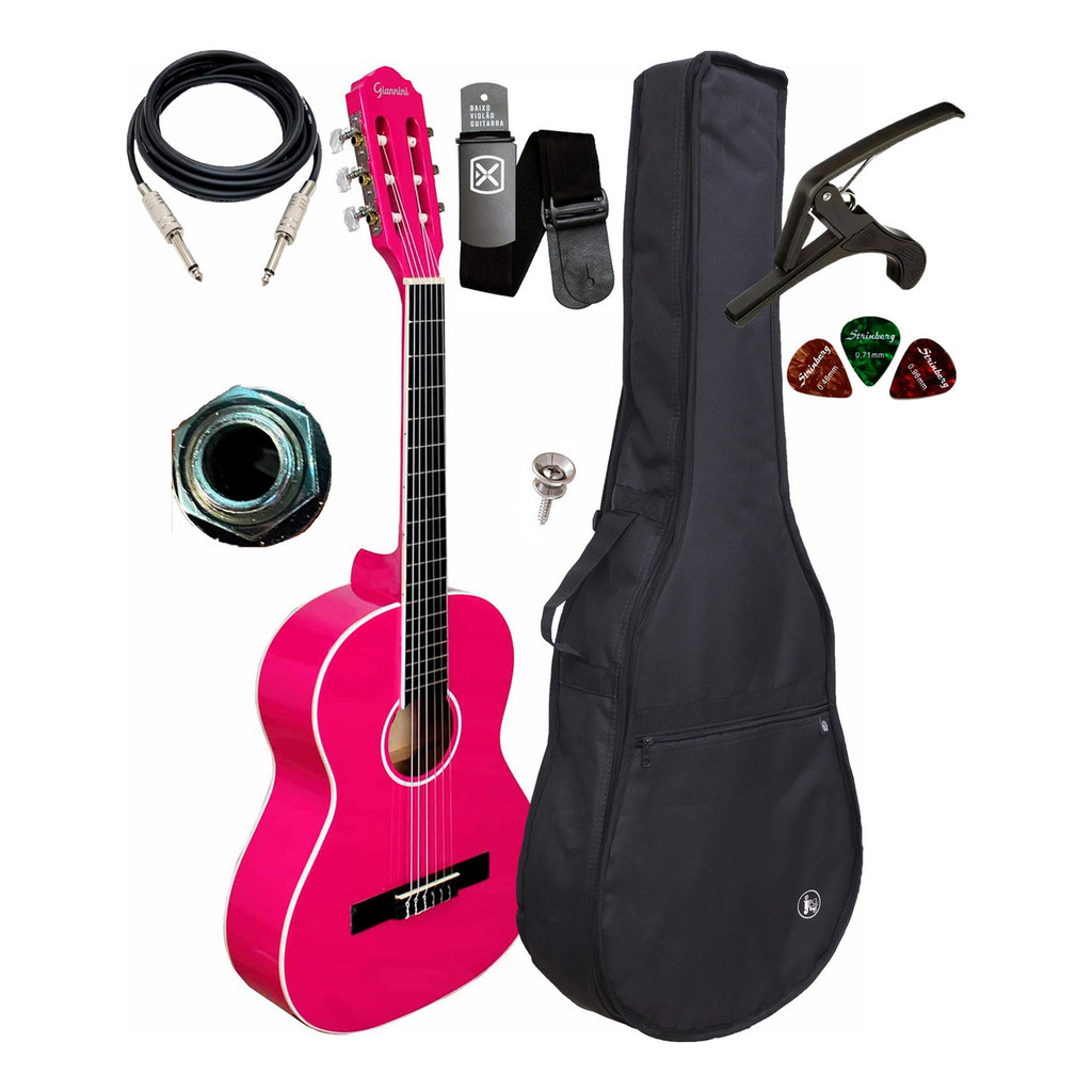 Violão Eletroacústico Giannini Start N6 + Capa E Acessórios