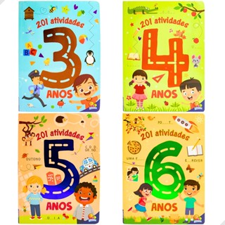 Livro Infantil 201 Atividades Menino Menina Todolivro em Oferta na Shopee