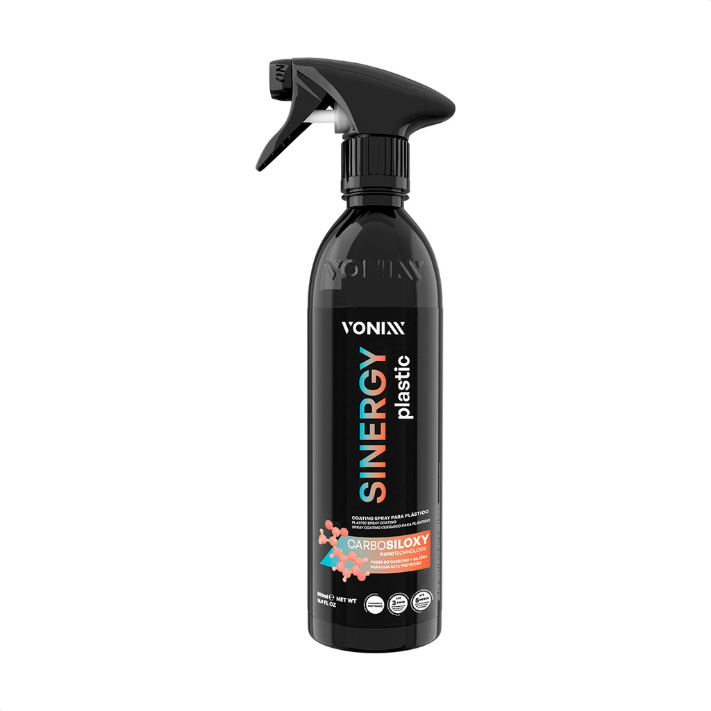 Proteção Sinergy Plastic Spray Coating 500ml Vonixx Plástico - Spare Parts and Accessories for Vehicles