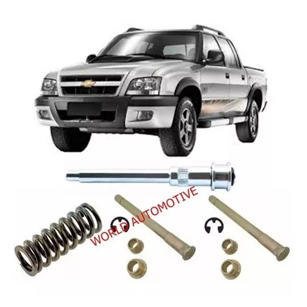 Kit Mola E Pinos da Dobradiça das Portas Dianteira S10 Blazer Completo
