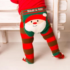 Calça Legging Infantil Papai Noel Blade And Rose