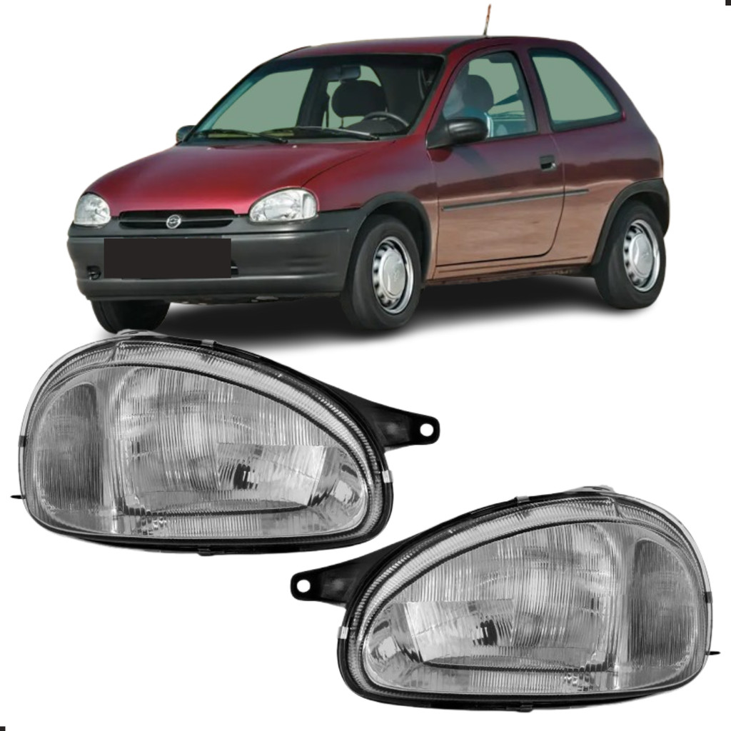 Par Farol Corsa 1994 1995 1996 1997 a 2000 Wind Vidro Raiado em Oferta na Shopee