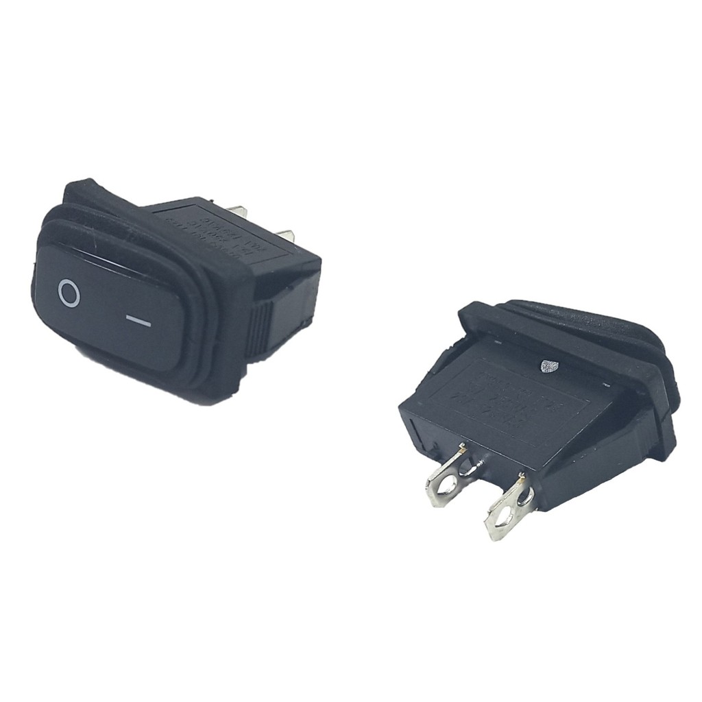 Chave Gangorra ON-OFF 2P Preta KCD2-6101-2 A Prova Dagua
