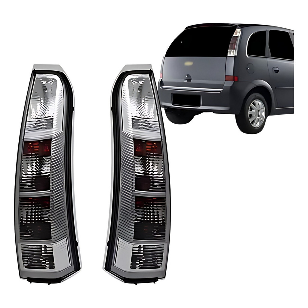 Par Lanterna Traseira Meriva 2008 2009 2010 2011 2012 Fume em Oferta na Shopee