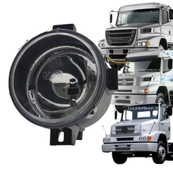 Farol Auxiliar Mercedes-Benz HPN / FPN 1620 / 1622 / 1938 - Ônibus - 112mm - Milha - Com Rabicho