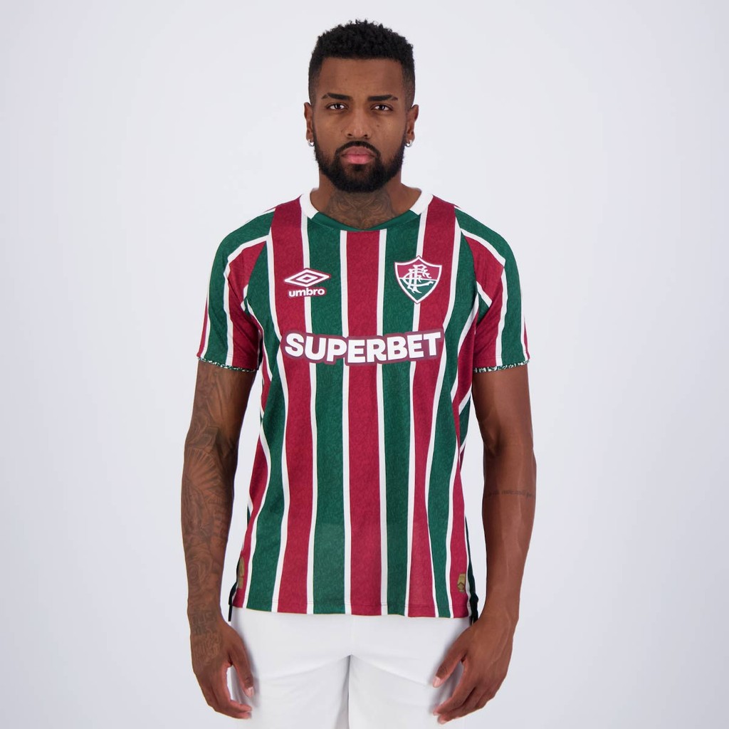 Camisa Umbro Fluminense I 2024 Jogador com Patrocínio em Oferta na Shopee