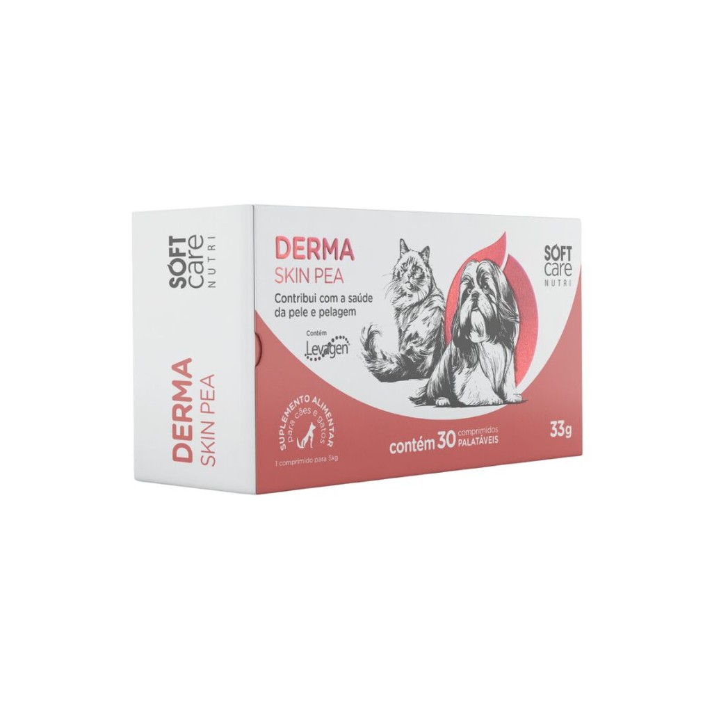 Suplemento Pet Derma Skin Soft Care Nutri - 30 Comprimidos
