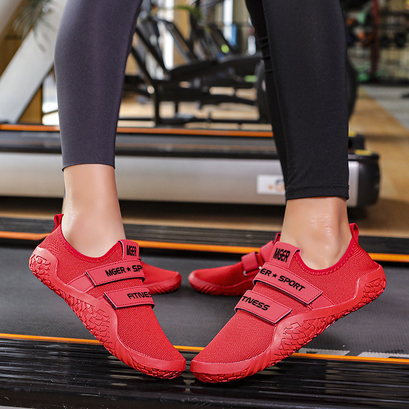 Sapatos De Tração Dura De Agachamento Profundo Cruz Levantamento De Peso Masculino E Feminino Ginásio Indoor Treinamento em Oferta na Shopee