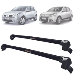 Rack Teto Aluminio Prime Renault Sandero 07 ATÉ 13 PTO PR137
