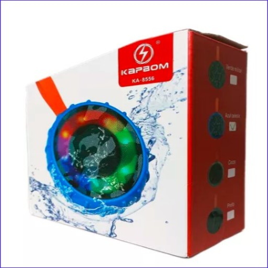 Caixa De Som Bluetooth Kapbom KA-8556 A Prova Dagua  OFC Elec