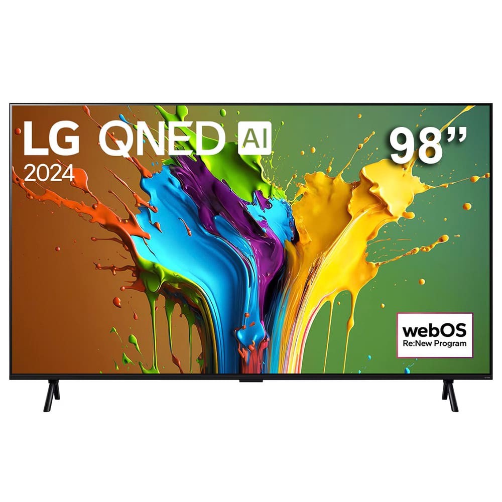 Smart TV LG 98″ 4K QNED 98QNED89TSA 2024 com AI α8 Gen8