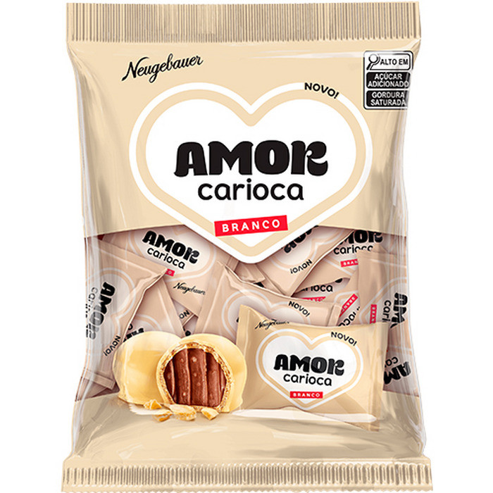 BOMBOM AMOR CARIOCA BRANCO 500G em Oferta na Shopee