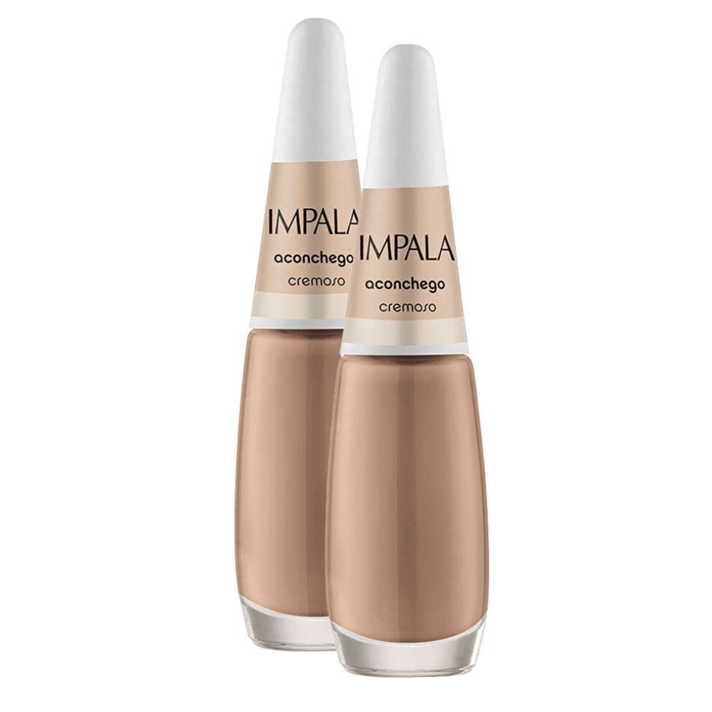 Kit 2 Esmalte Impala Cremoso Aconchego com 7,5ml - Beauty