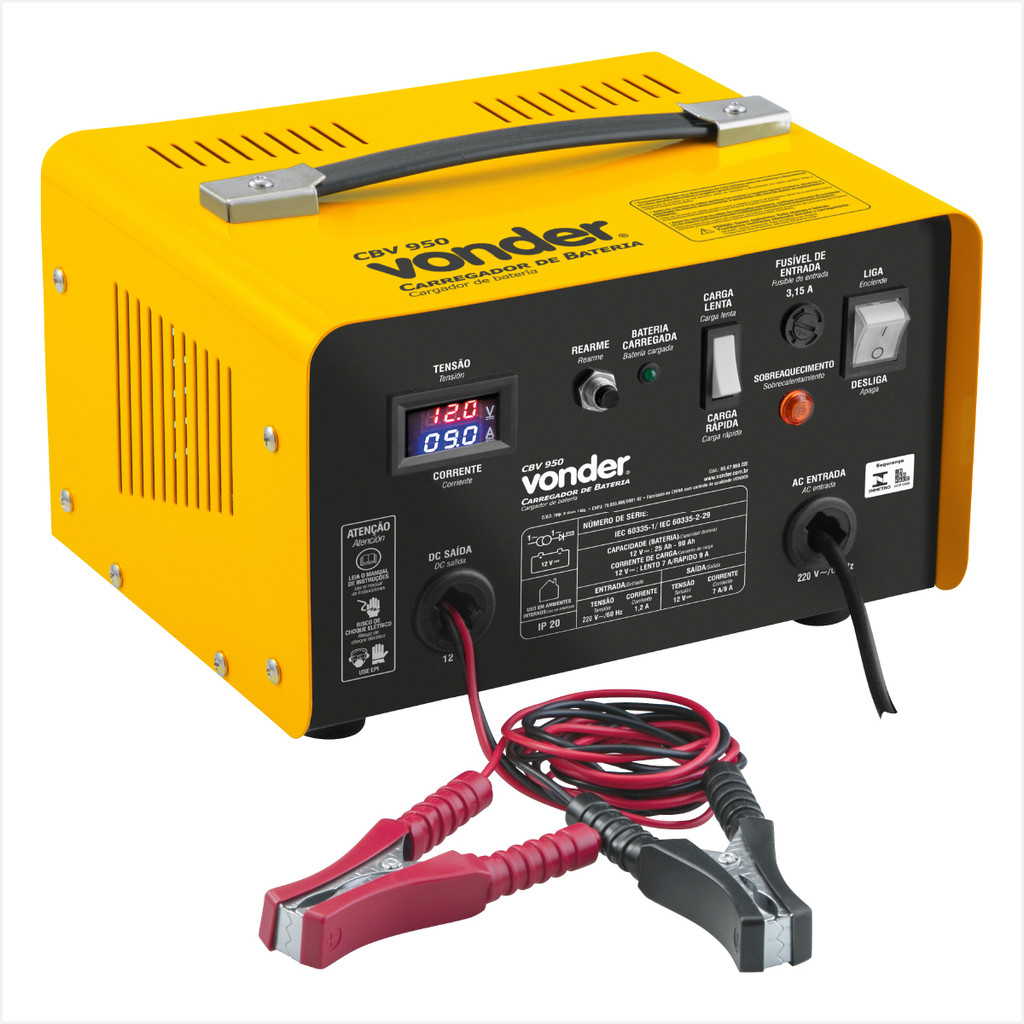Carregador de bateria 220 V CBV 950 - Vonder