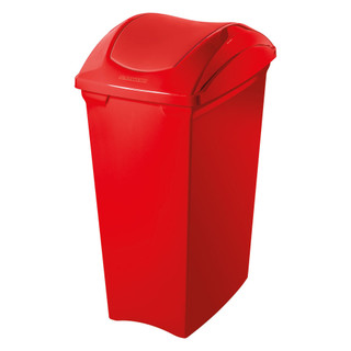 Lixeira Plástica com Tampa Basculante Vermelha 40L Casablanca Sanremo em Oferta na Shopee