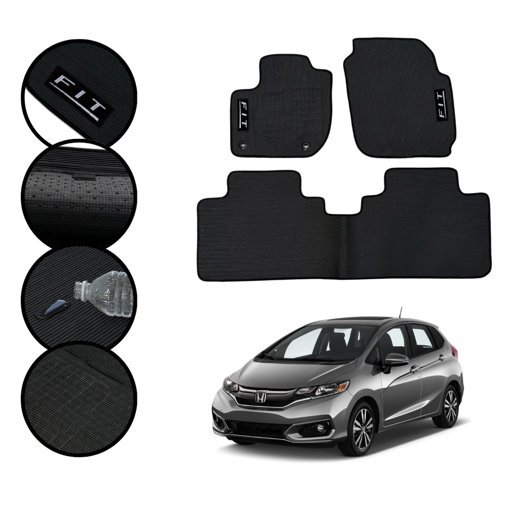 JOGO TAPETE BORRACHA PARA HONDA NEW FIT BORDADO INTEIRIÇO 2015 2016 2017 2018 2019 2020 2021 2022 2023 2024 2025 em Oferta na Shopee