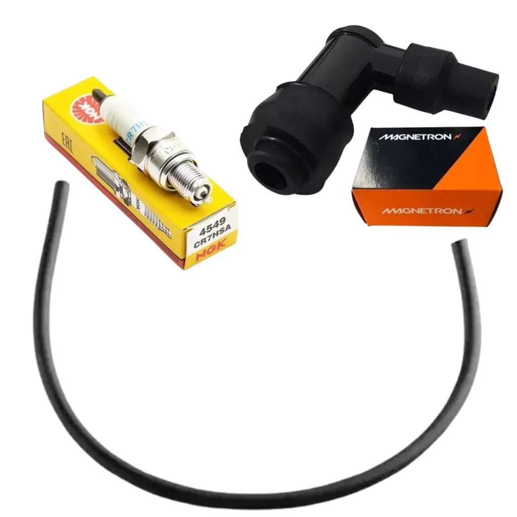 Cachimbo, Vela e Cabo Ignição Xtz 125 2003 Até 2016 em Oferta na Shopee