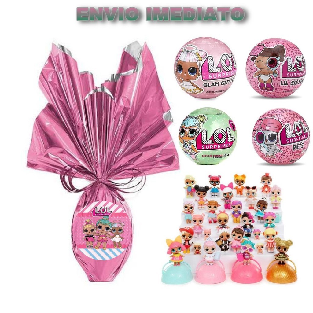 Ovo De Páscoa Lol Surprise 250g Infantil Menina em Oferta na Shopee