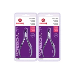 Kit 2 Alicate De Cutícula 777 Inox Profissional Unha Mundial