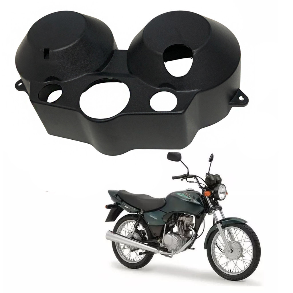 Carcaça Inferior Painel Capa Para Moto Titan 125  2000 A 2004 Fan 125 2009 A 2013 Preto