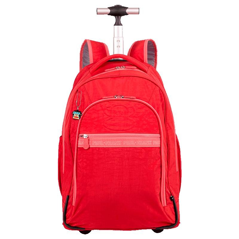 Mochila Carrinho 2 Compartimentos Paul Frank Classics Vermelho - Cereja em Oferta na Shopee