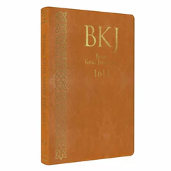Bíblia King James Fiel 1611 | Ultrafina Slim | Capa Castanha