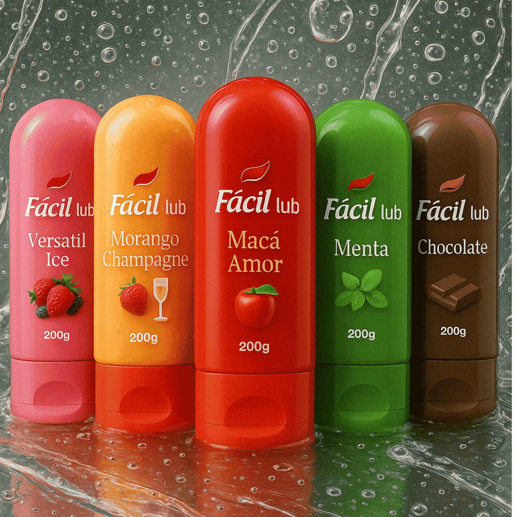 Gel Lubrificante Chillies Fácil Lub 200g | Toque Suave à Base de Água em Oferta na Shopee