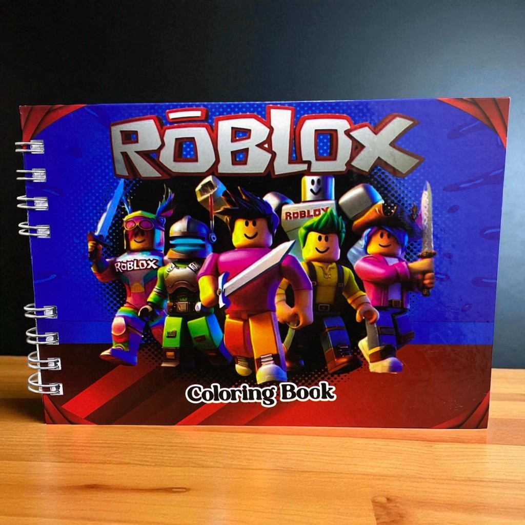 Livro De Colorir Roblox 50 Folhas 180g Capa Dura PRONTA ENTREGA em Oferta na Shopee