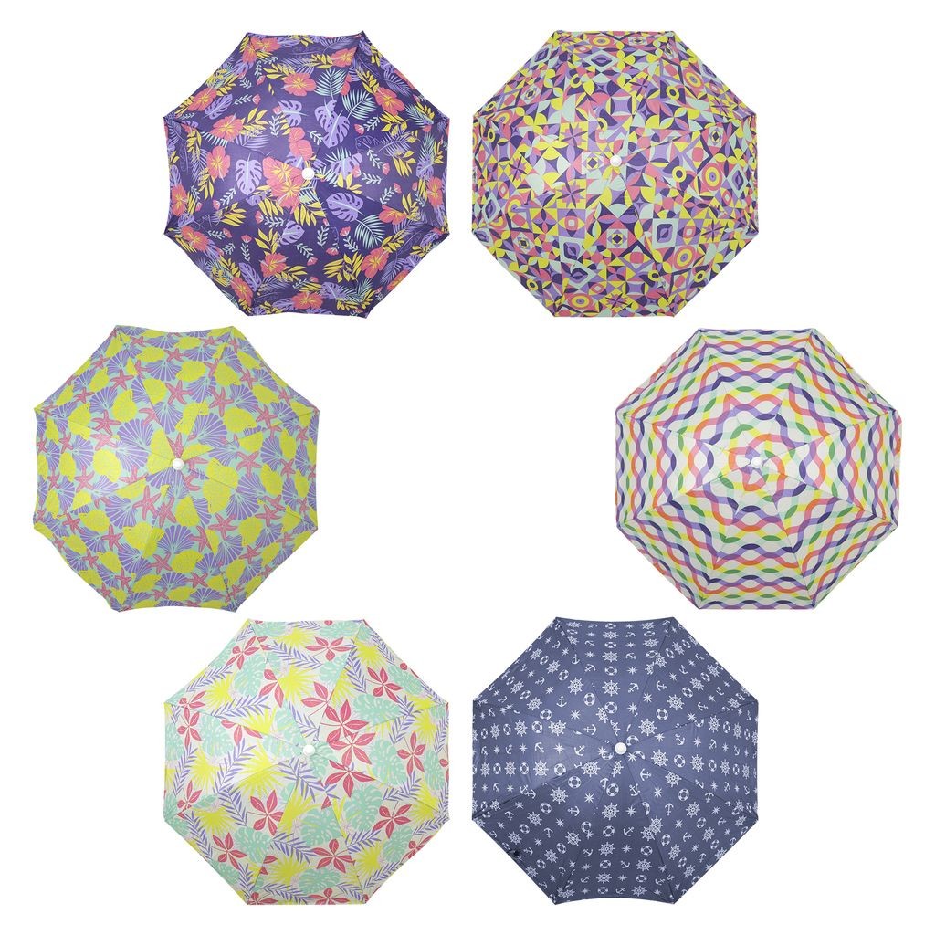 Guarda-Sol Classic 1,40m em Poliéster Estampas Sortidas Bel - Sports & Outdoors