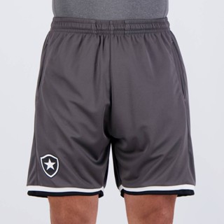 Bermuda Botafogo Infinito Cinza Escuro em Oferta na Shopee