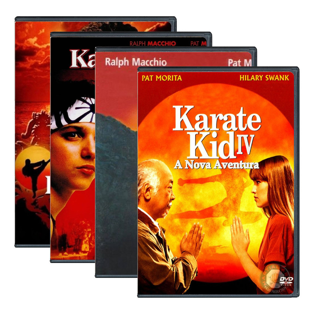 Dvd Karatê Kid Coleção 4 Filmes