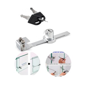 Fechadura Para Vitrine Freezer Trava Jacaré 140mm Cromada em Oferta na Shopee