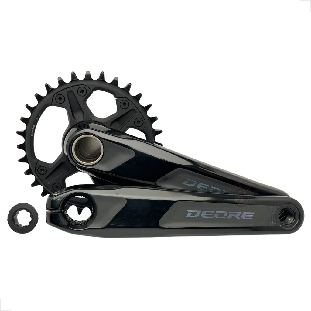PEDIVELA SINGLE SHIMANO DEORE FC M6100 INTEGRADO BRAÇO 170MM COROA 32D 1X12V 12V MTB
