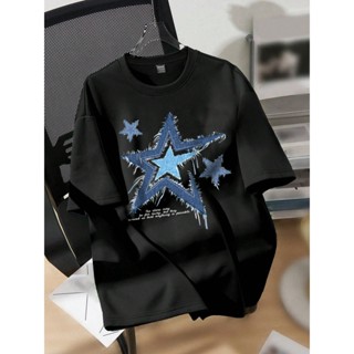 Camiseta feminina de manga curta com estampa de slogan de corrida para temporada de verão vibrante em Oferta na Shopee