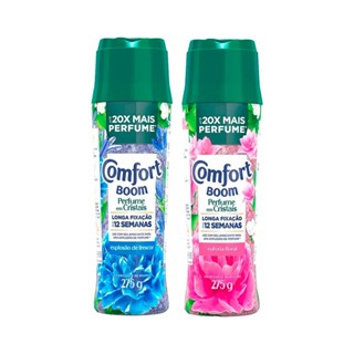 Kit 2 Odorizante de Roupas Comfort Boom Euforia Floral + Explosão de Frescor 275g cada em Oferta na Shopee