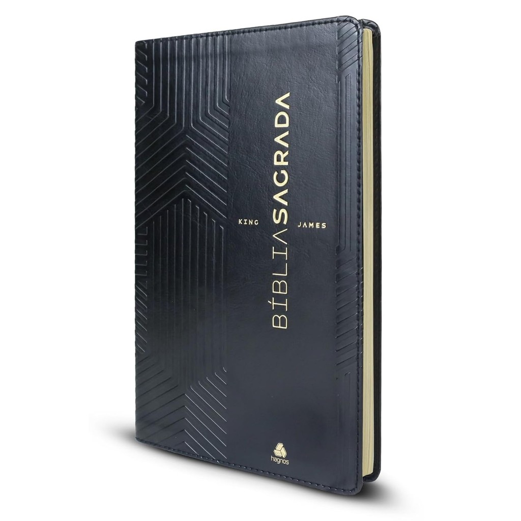 Bíblia Sagrada King James | Ultrafina Slim | Capa Luxo | Preta
