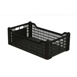 Kit 6 Caixa Plástica Hortifruti Multiuso Organizadora Frutas Verduras Legumes Multiuso Cores